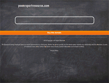 Tablet Screenshot of powersportresource.com